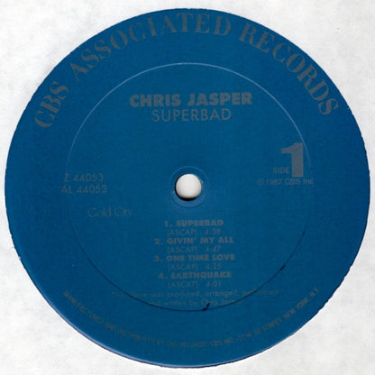 Chris Jasper : Superbad (LP, Album)
