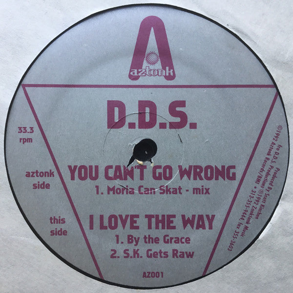D.D.S. : You Can't Go Wrong (12")
