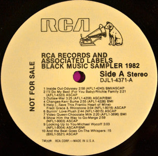 Various : RCA Records And Associated Labels Black Music Sampler 1982 (12", Mixed, Promo)