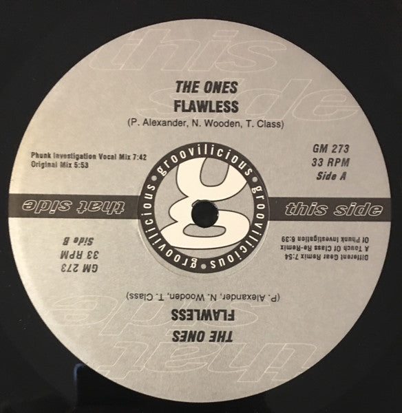 The Ones : Flawless (2x12")