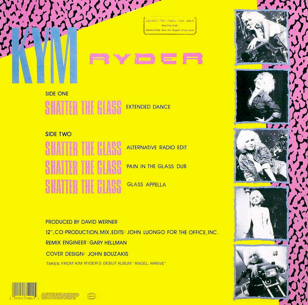 Kym Ryder : Shatter The Glass (12", Promo)