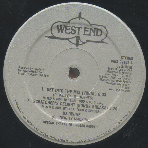 DJ Divine : Get Into The Mix (12", Single)