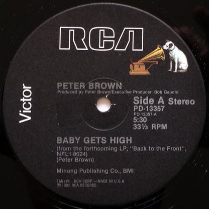 Peter Brown (2) : Baby Gets High / Shall We Dance (12")