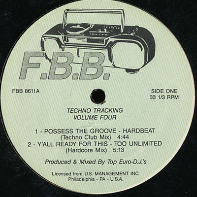 Various : Techno Tracking Volume Four (12", Unofficial)