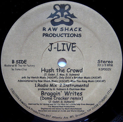 J-Live : Can I Get It? (12")