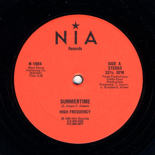 High Frequency : Summertime (12", Red)