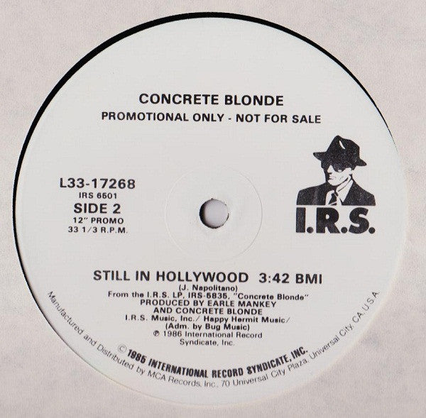 Concrete Blonde : True (12", Promo)