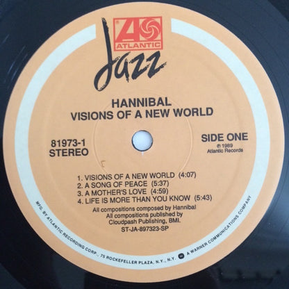 Hannibal* : Visions Of A New World (LP, Album)
