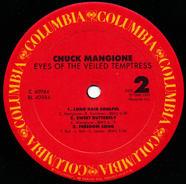 Chuck Mangione : Eyes Of The Veiled Temptress (LP, Album)