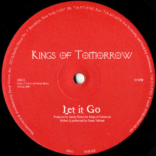 Kings Of Tomorrow : Let It Go (12")