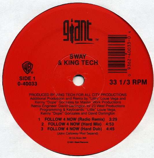 Sway & King Tech : Follow 4 Now (12")