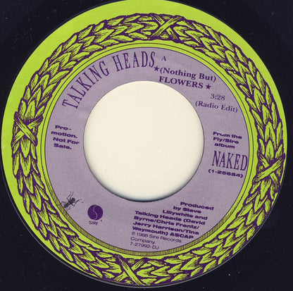 Talking Heads : (Nothing But) Flowers (7", Single, Promo, Styrene)