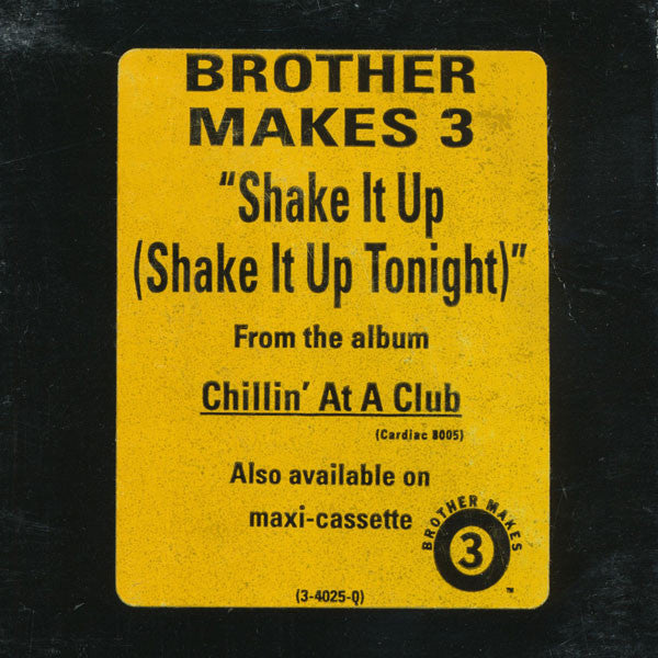 Brother Makes 3 : Shake It Up (Shake It Up Tonight) (12", Promo)