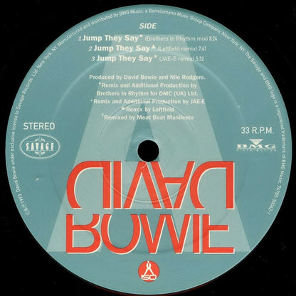 David Bowie : Jump They Say (12", Maxi, SRC)