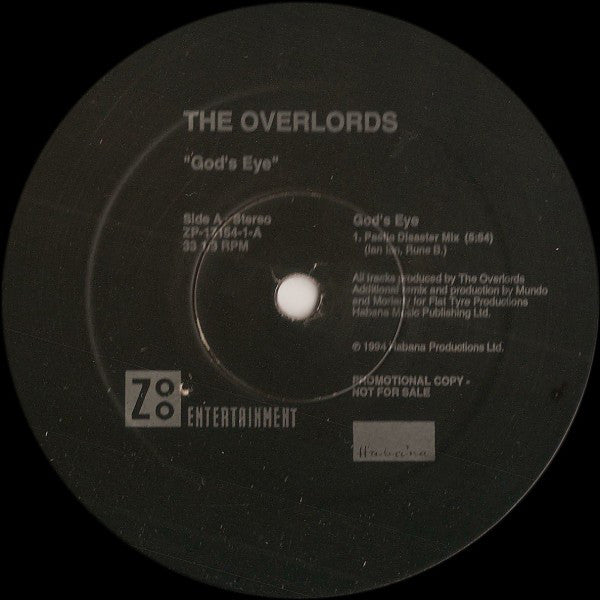 The Overlords : God's Eye (12", Promo)