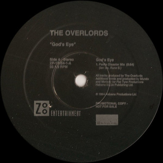 The Overlords : God's Eye (12", Promo)