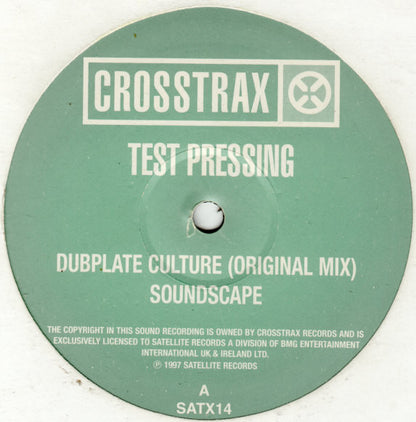 Soundscape (6) : Dubplate Culture (12", TP)