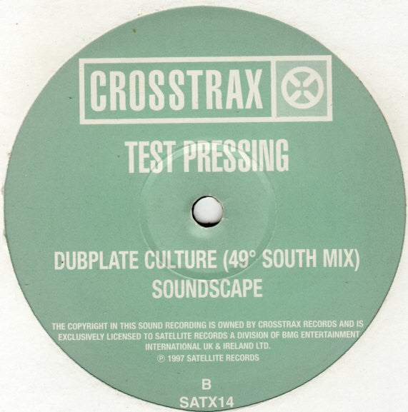 Soundscape (6) : Dubplate Culture (12", TP)
