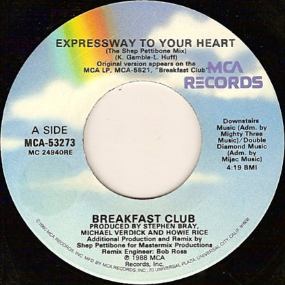 Breakfast Club : Expressway To Your Heart (7")
