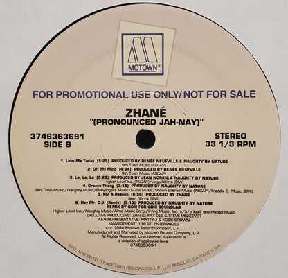 Zhané : Pronounced Jah-Nay (LP, Album, Promo)