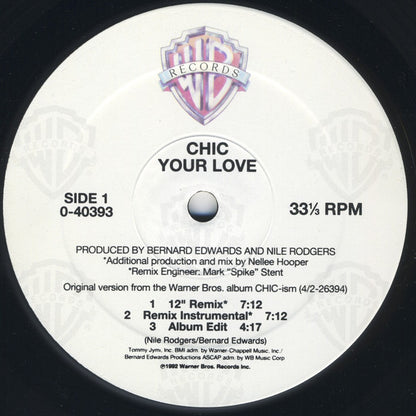 Chic : Your Love (12")
