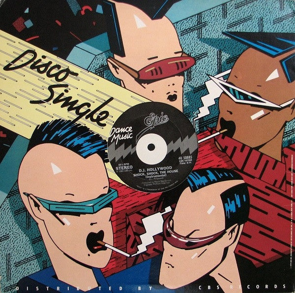 D.J. Hollywood* : Shock, Shock, The House (12", Single)