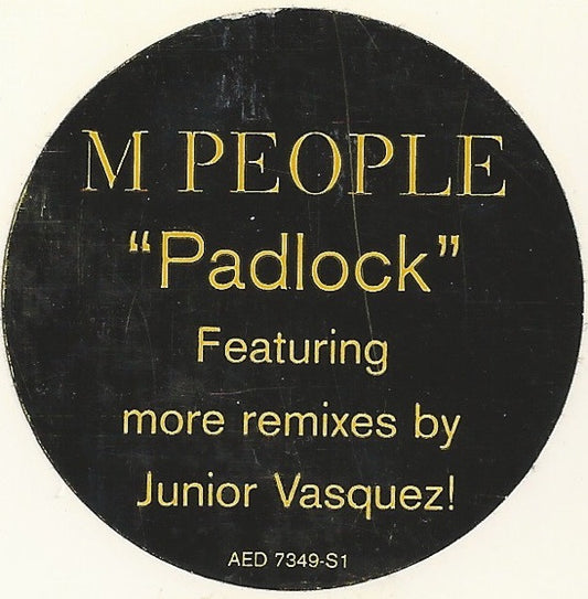 M People : Padlock (12", Promo)