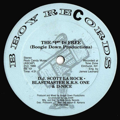 Boogie Down Productions : South Bronx / The "P" Is Free (12", Lig)