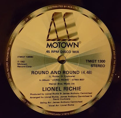 Lionel Richie : My Love (12")