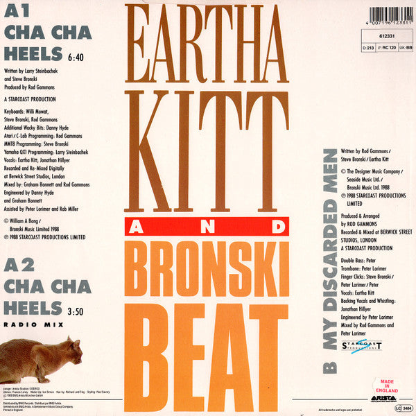 Eartha Kitt & Bronski Beat : Cha Cha Heels (12")