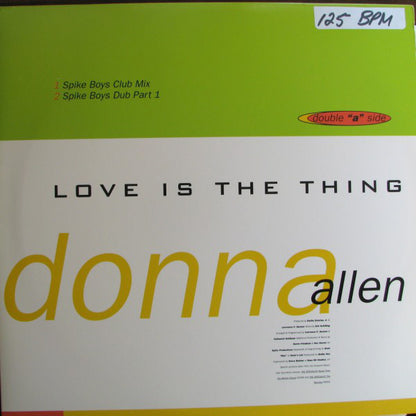 Miami Sound Machine, Donna Allen : Jambala / Love Is The Thing (12")