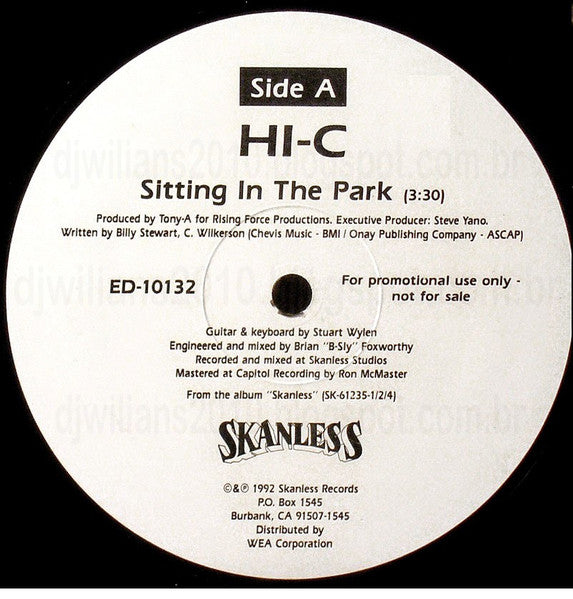 Hi-C : Sitting In The Park (12", Promo)