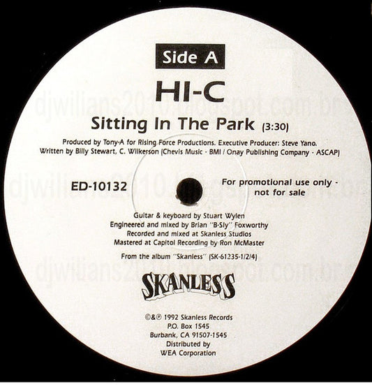 Hi-C : Sitting In The Park (12", Promo)