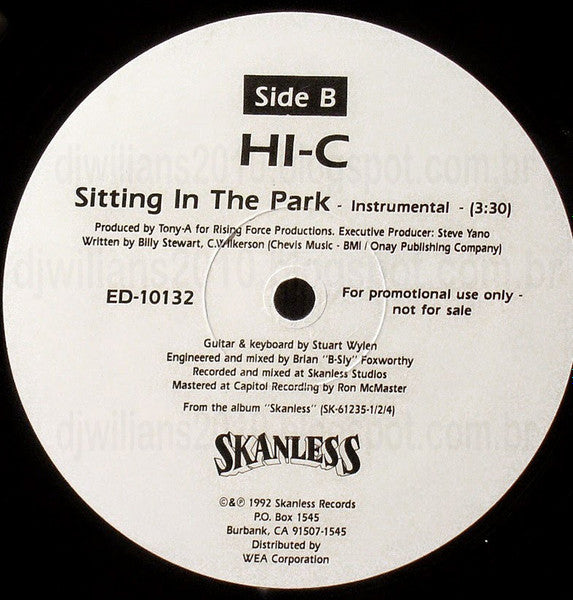 Hi-C : Sitting In The Park (12", Promo)