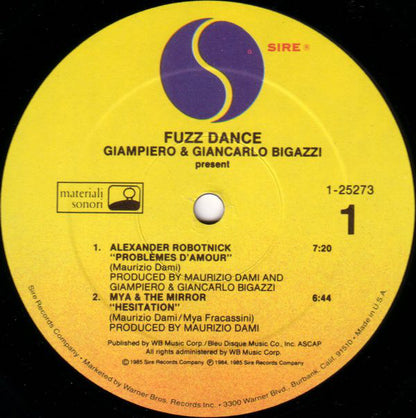 Various : Fuzz Dance (12", MiniAlbum, SRC)