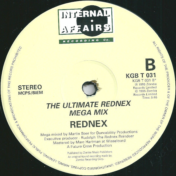 Rednex : Rolling Home (12", Single)