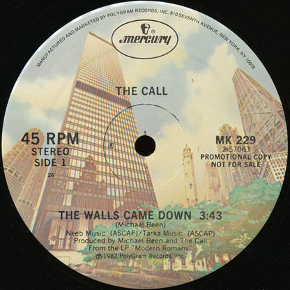 The Call : The Walls Came Down (12", Promo)