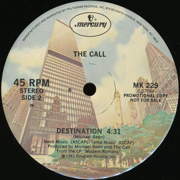 The Call : The Walls Came Down (12", Promo)