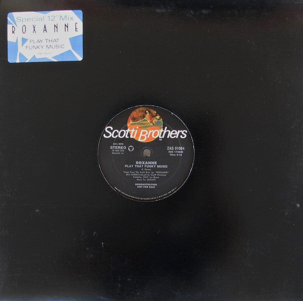 Roxanne (8) : Play That Funky Music (12", Promo)