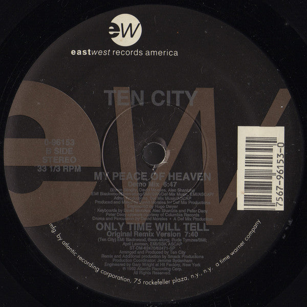 Ten City : My Peace Of Heaven (12")