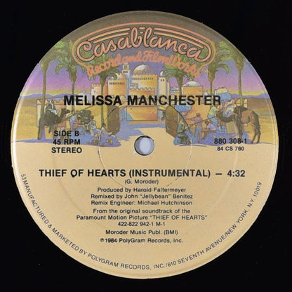 Melissa Manchester : Thief Of Hearts (12")