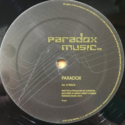 Paradox : Perhaps The Future / 8 Track (12")