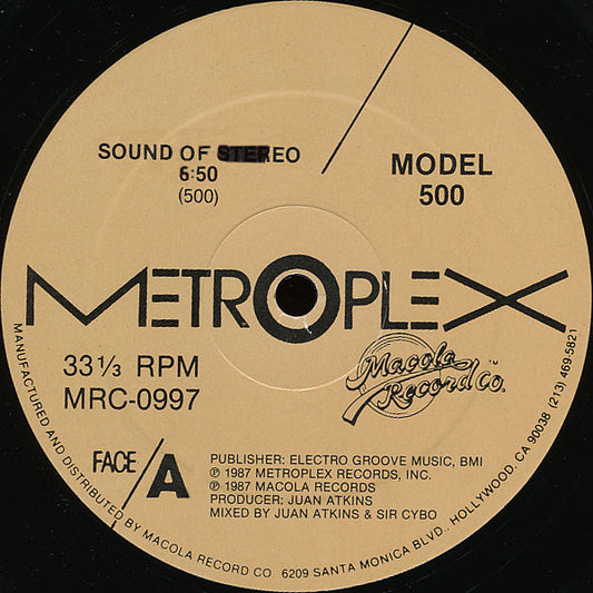 Model 500 : Sound Of Stereo (12")