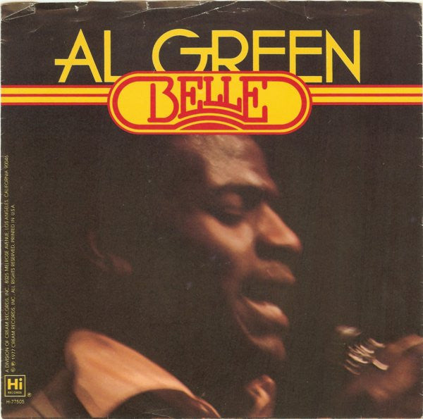 Al Green : Belle / Chariots Of Fire (7", Single)
