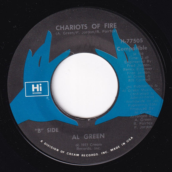 Al Green : Belle / Chariots Of Fire (7", Single)