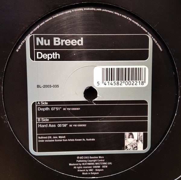 Nu Breed* : Depth (12")