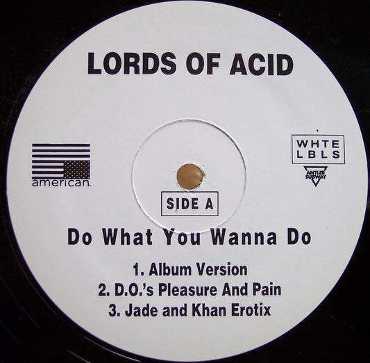Lords Of Acid : Do What You Wanna Do (12", Promo)