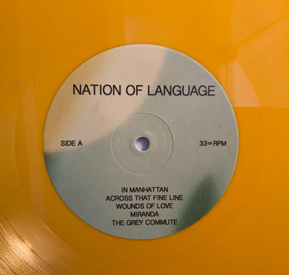 Nation Of Language : A Way Forward (LP, Album, Yel)