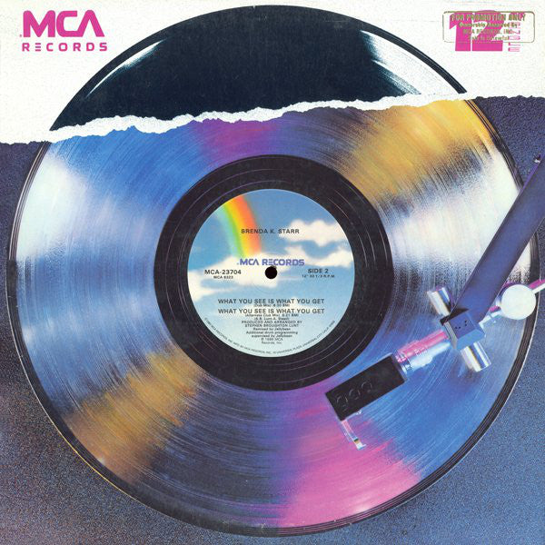 Brenda K. Starr : What You See Is What You Get (12", Glo)