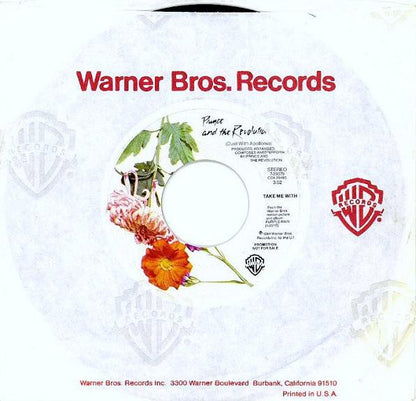 Prince And The Revolution : Take Me With U (7", Single, Promo, Styrene)